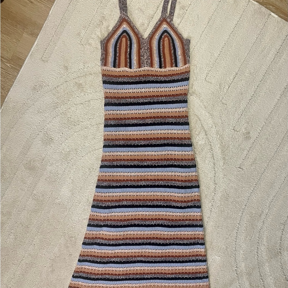NWT Sam Edelman Crochet Alanis Dress Sz L Large - Picture 5 of 10